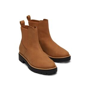 New with Tags Toms Cort Flat Ankle Boot - Tan, Size 9